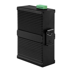 90w Managed DC48v Industrial Poe Switch Gigabit Fiber Switch Din Rail For