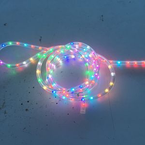 Buy cheap Synchronous RGB color changing high quality Christmas 50M roll decorating LED rope light CE ROHS with 4 function effect from wholesalers