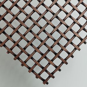 Buy cheap Architectural Mesh Panels Interior Metal Woven Mesh Partition from wholesalers