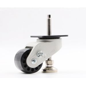 Buy cheap Automation Equipment 800kg 55MM Polyurethane Swivel Casters Retractable Leveling from wholesalers