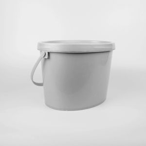 PP/HDPE Oval Plastic Storage Bucket With IML / Thermal Transfer / Screen