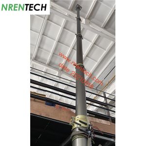 Buy cheap 15m pneumatic telescoping mast 350kg payloads for COW (Cell On Wheels) Telecom tower from wholesalers