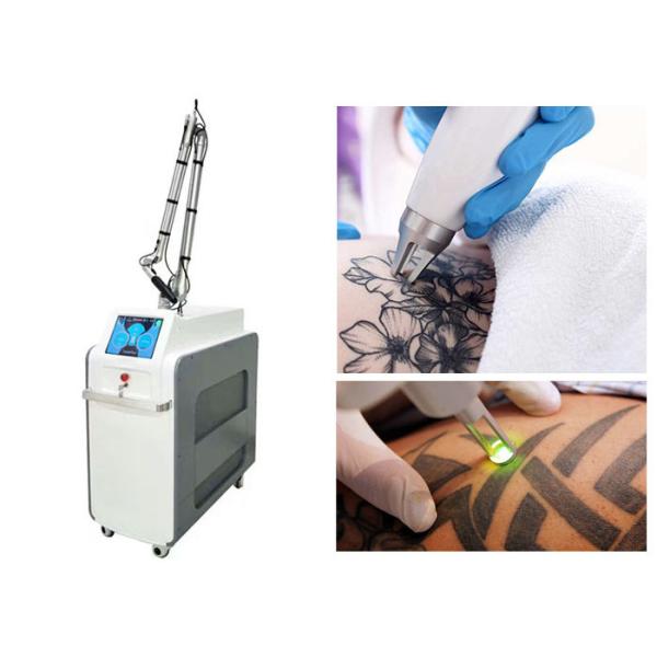 Quality Air Cooling ND YAG Laser Tattoo Removal Machine 750ps High Peak Power for sale