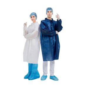 Buy cheap CE FDA Disposable Lab Coats , Full Sleeve Disposable Medical Jacket from wholesalers