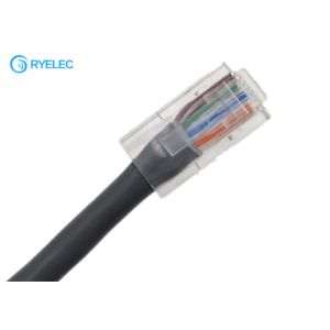 No Strain Relief Custom Cable Assemblies RJ45 Plug Ethernet Patch Founded 5mm