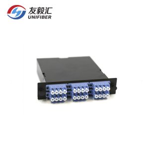 Buy cheap Mpo To Lc 10G OM3 50/125um LGX Footprint Fiber Patch Panel from wholesalers