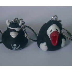 Buy cheap Vampire Halloween Rubber Mini Duck Keychain Bloodsucker Design Promotional Gift from wholesalers