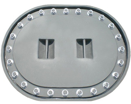 Buy cheap 800mm Marine Hatch Cover Watertight Oval Flat Manhole Hatch Cover from wholesalers