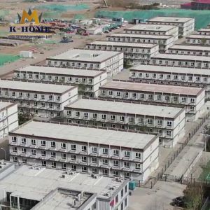 Prefabricated Flat Pack Housing Unit Container As Camp Site