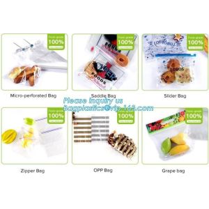 Buy cheap Slider Freezer Custom Transparent LDPE Plastic Waterproof k Storage Bag, Slider zipper clear plastic PE POLY water from wholesalers