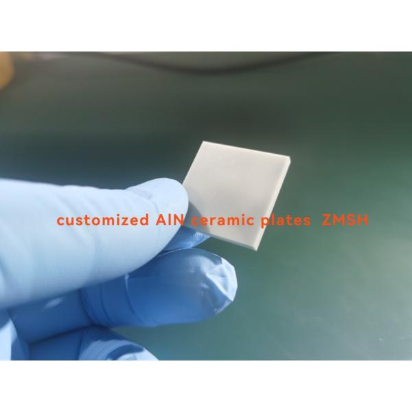 Quality 25x25x2mmt AlN Ceramic Substrate Plates With Lapped Surface Treatment for sale