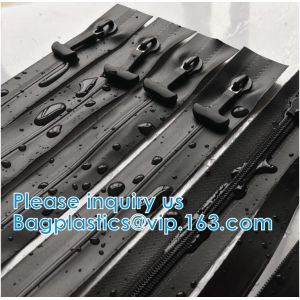 Buy cheap 8# Airtight Zipper TPU Coated Waterproof Nylon Zippers For Sealing Makeup Bag Cosmetic Pouch Toiletry Bags HF Welding from wholesalers