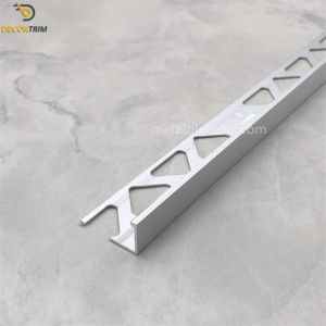 Buy cheap 11mm L Shape Metal Tile Trim Brushed Aluminum Tile To Tile Transition Strip from wholesalers