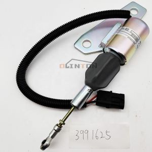 China Efficiency Excavator 6BT Diesel Engine Parts Fuel Pump Cut Off Solenoid 3991625 3991624 3991168 on sale