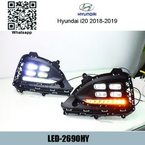 Buy cheap Hyundai i20 2018-2019 DRL LED Daytime Running Light led driving fog lights product