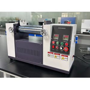 Buy cheap Compact 750×380×600mm Open Mill Rubber Mix Machine with 300sets/Month Capacity and Adjustable Roller Spacing from wholesalers