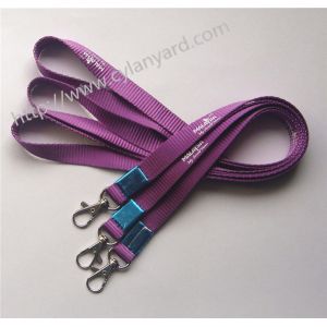 Buy cheap Silkscreen printed logo polyester badge lanyards, cheap imprinted polyester neck straps, from wholesalers