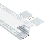 Buy cheap 74*35mm Plasterboard LED Profile Architectural Gypsum Wall Recessed Linear product