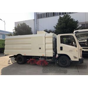 Buy cheap JMC 4X2 LHD Diesel Engine Vacuum Road Sweeper Truck from wholesalers
