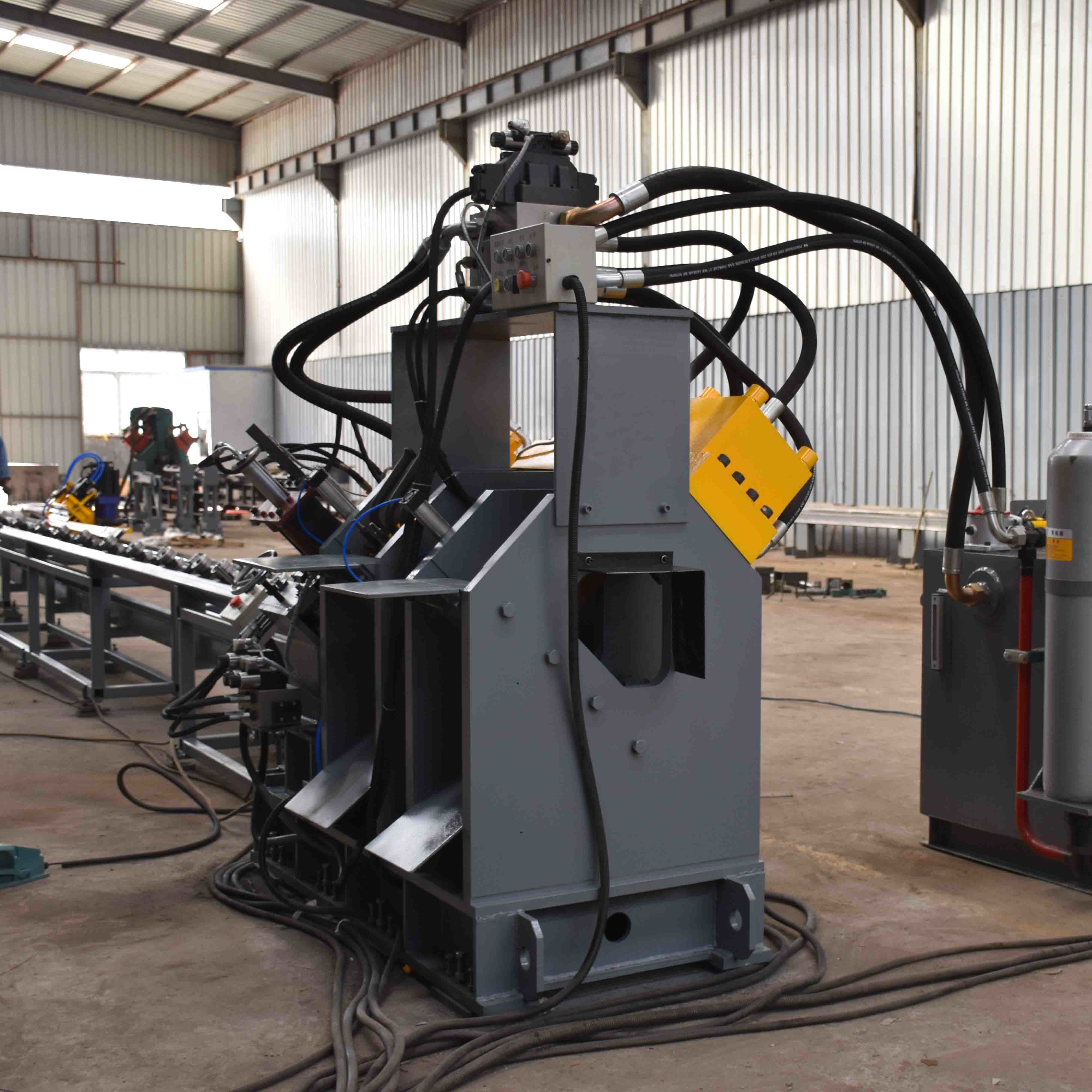 Punching Marking And Cutting CNC Angle Line Machine For Flat Steel And Channel