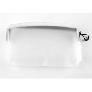 Buy cheap Semi Transparent PVC Cosmetic Bag 1 Zipper Pocket from wholesalers