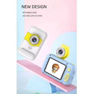 Buy cheap Auto Focusing Cute Cartoon IPS Screen Rechargeable Filter Photos 1080P Kids' Digital Camera from wholesalers