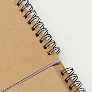Diary Black Paper Notepad Coil Sketch Notebook Stationery Gifts Spiral Notebook