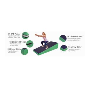 Buy cheap We Sell Mats Gymnastics Incline Mat, Folding And Non-Folding Cheese Wedge Skill Shape, Tumbling Mat For Gymnastics Train from wholesalers