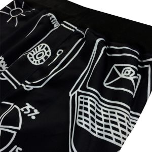 Buy cheap wholesale man's full white printing jogger tracksuit or oem service custom logo jogger sport suits from wholesalers