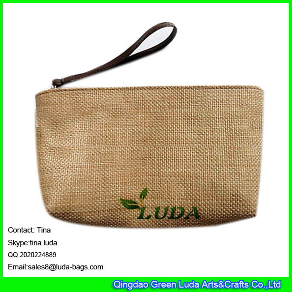 Quality LUDA cheap straw handbags promotion paper straw clutch bags for sale