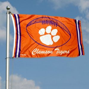 Clemson Tigers Throwback Double Sided Flag