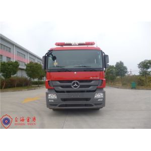 Buy cheap 6x4 Drive Six Seats Mercedes-benz Chassis Foam Firefighting Vehicle 90L/s Flow from wholesalers