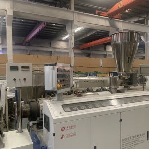 Customized 700mm Pvc Profile Panel Machine With Double Screw