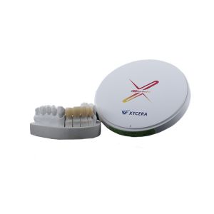 Buy cheap CAM System X-Cera SHT Preshaded Dental Zirconia Blank 1050mpa from wholesalers