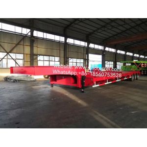 Buy cheap Load 60 Tons Semi Lowbed Trailer Strong Stability Support For Personalized Customization from wholesalers