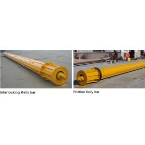Hydraulic Rotary Borehole Drilling Rigs Interlocking And Friction Kelly Bar For