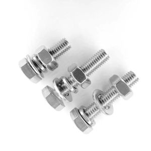 Right Hand Thread Direction M6 Hex Head Bolts With Thread Pitch 1.0mm