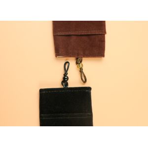 Buy cheap 200gsm Velvet Drawstring Gift Bags With Outside Pocket Recyclable Ultra Light from wholesalers