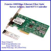 Buy cheap 1 Gbs 1 Port Server Network NIC Cards, Intel 82572 Chipset, SFP Slot*1, PCI product