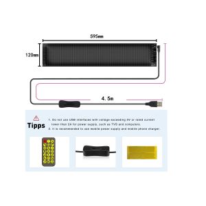 Buy cheap Flexible LED Car Panel App Control 16*96 Advertising Rear Window Display from wholesalers