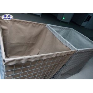 Defensive HESCO Barriers Blast Wall Against Explosions Oxidation - Resisting