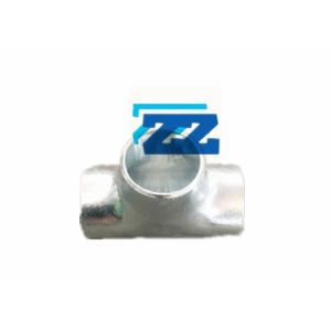 6 X 8 " Galvanized Reducing Tee , Butt Weld Carbon Steel Pipe Fittings