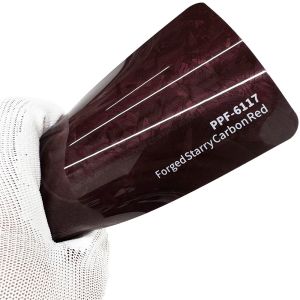 Buy cheap Starry Red 8 Mil Froged Protection Film carbon fibre ppf product