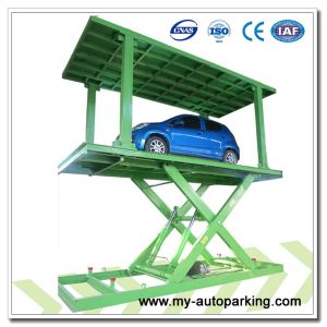 Buy cheap Double Car Parking System Scissor Double Layer Parking Car Pit Platform Scissor car elevator double platform pit parking from wholesalers
