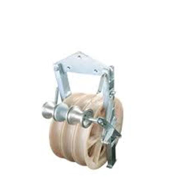 China 660mm Pilot Wire Use Stringing Block Galvanized Nylon Sheave Aerial Cable Pulley Block on sale China 660mm Pilot Wire Use Stringing Block Galvanized Nylon Sheave Aerial Cable Pulley Block on sale