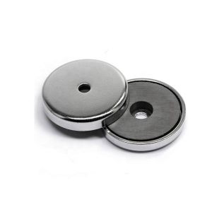 Buy cheap ±1% Ferrite Magnetic Fastener Round Base Pot Magnet for General Tools Instruments from wholesalers