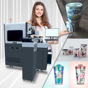 Buy cheap 10-270mm Printing Length Cylinder UV Printer With Ethernet Connectivity And LCD Touch Screen Control Panel from wholesalers