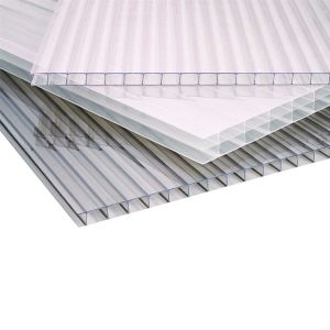 8mm Twin Wall Polycarbonate Sheet 4 X 8 , Greenhouse UV Resistant Polycarbonate