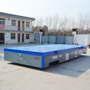 20T Material Transportation Trackless Transfer Trolley Battery Operated