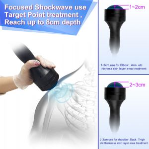 Physical Therapy Physiotherapy Pain Treatment Eswt Shock Wave Dual Handles